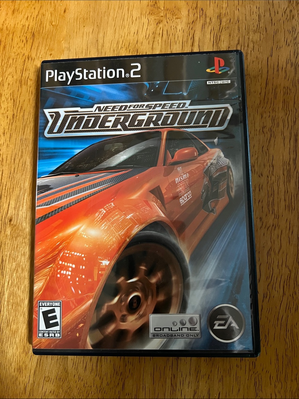 Sony PlayStation 2 Need for Speed: Underground – Orange Car Cover